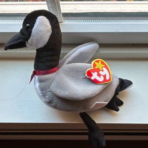 NWT Vintage Ty Beanie Baby - Loosy the Goose